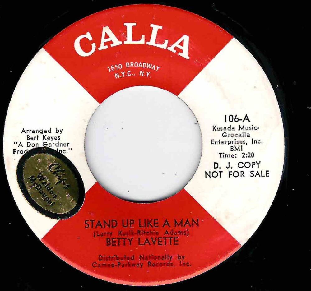 BETTY LAVETTE - STAND UP LIKE A MAN / I'M JUST A FOOL FOR YOU