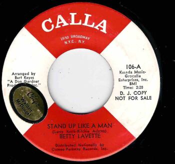 BETTY LAVETTE - STAND UP LIKE A MAN / I'M JUST A FOOL FOR YOU
