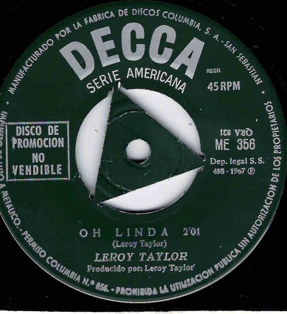 LEROY TAYLOR - OH LINDA