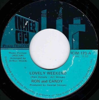 RON and CANDY - LOVELY WEEKEND
