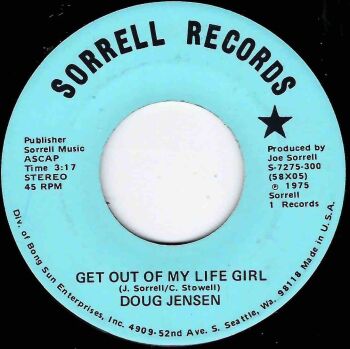 DOUG JENSEN - GET OUT OF MY LIFE GIRL