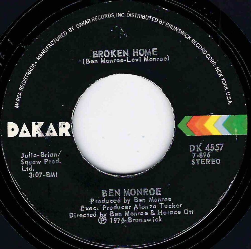 BEN MONROE - BROKEN HOME