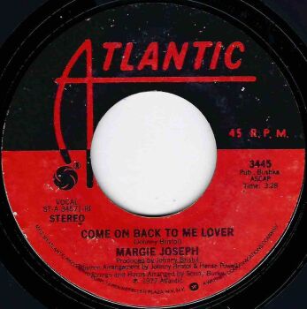 MARGIE JOSEPH - COME ON BACK TO ME LOVER