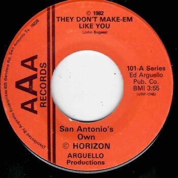 HORIZON - THEY DON'T MAKE-EM LIKE YOU