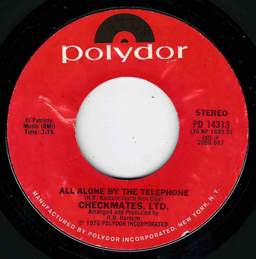 CHECKMATES, LTD - ALL ALONE BY THE TELEPHONE