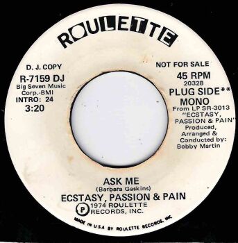 ECSTASY, PASSION & PAIN - ASK ME