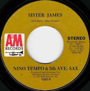 NINO TEMPO & 5TH AVE. SAX - SISTER JAMES
