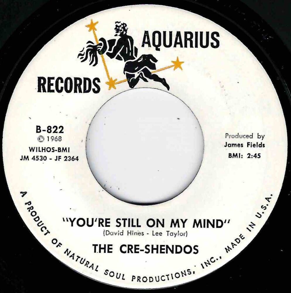 CRE-SHENDOS - YOU'RE STILL ON MY MIND