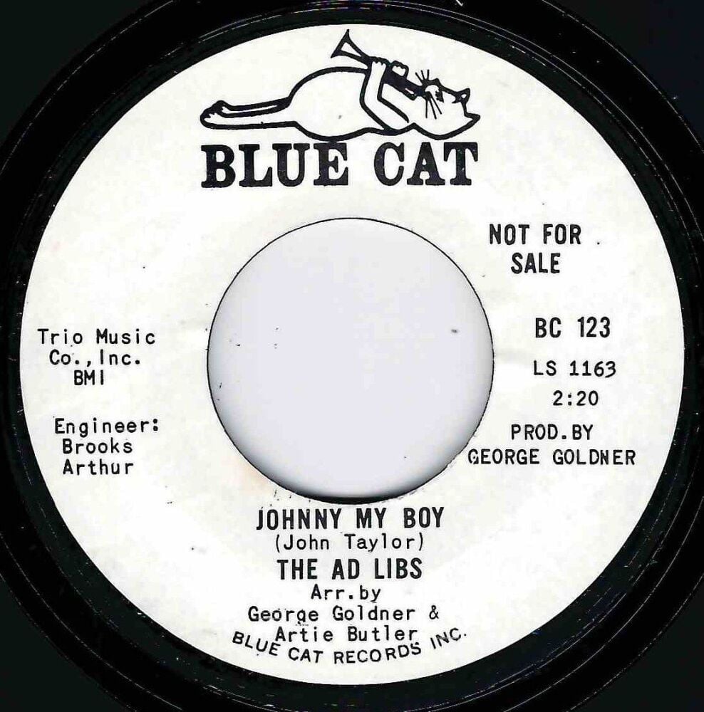 AD LIBS - JOHNNY MY BOY