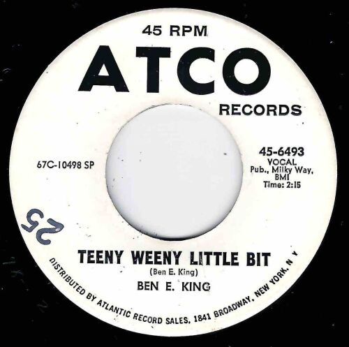 BEN E. KING - TEENY WEENY LITTLE BIT