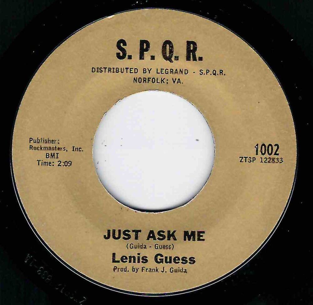 LENIS GUESS - JUST ASK ME