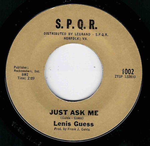 LENIS GUESS - JUST ASK ME