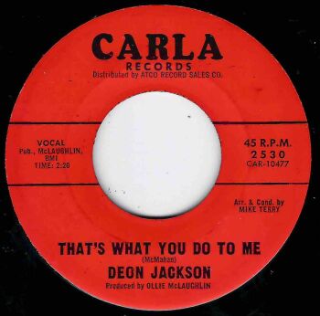DEON JACKSON - THAT'S WHAT YOU DO TO ME