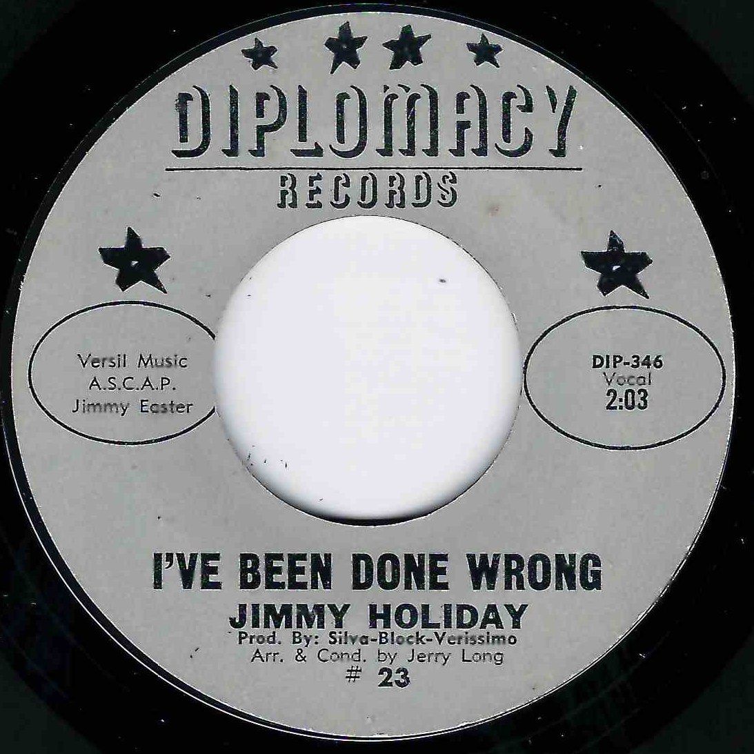 JIMMY HOLIDAY - I'VE BEEN DONE WRONG