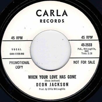 DEON JACKSON - WHEN YOUR LOVE HAS GONE