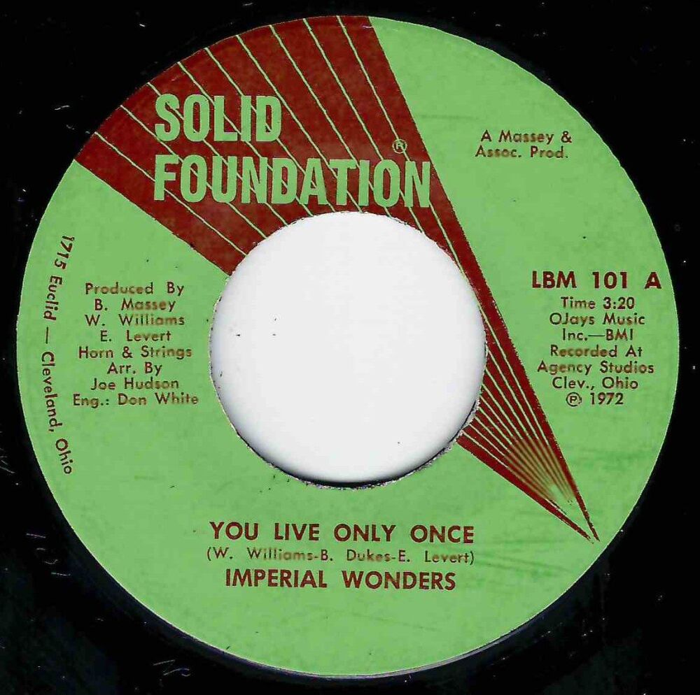 IMPERIAL WONDERS - YOU LIVE ONLY ONCE