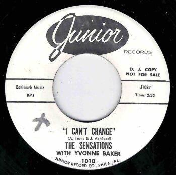 YVONNE BAKER - I CAN'T CHANGE / MEND THE TORN PIECES