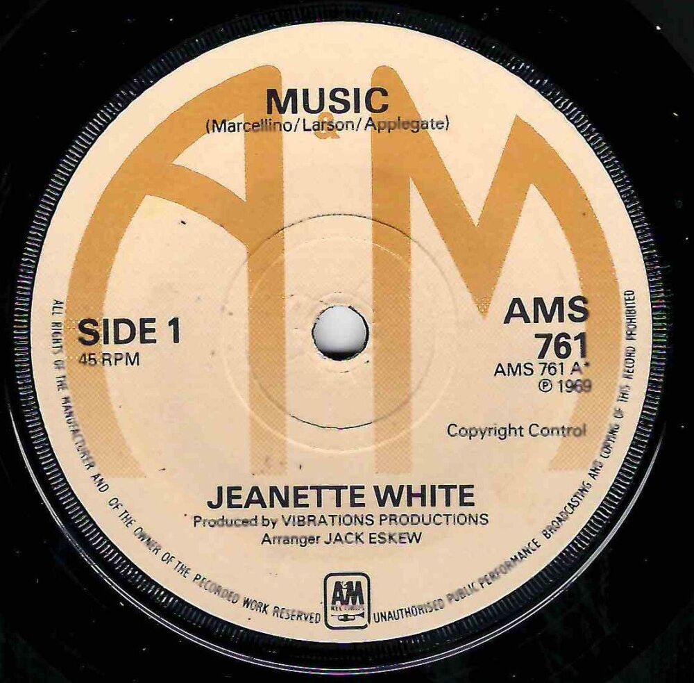 JEANETTE WHITE - MUSIC