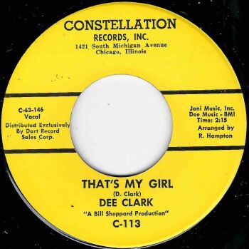 DEE CLARK - THAT'S MY GIRL