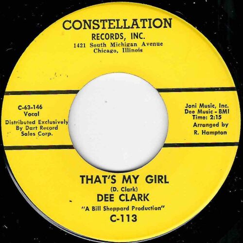 DEE CLARK - THAT'S MY GIRL