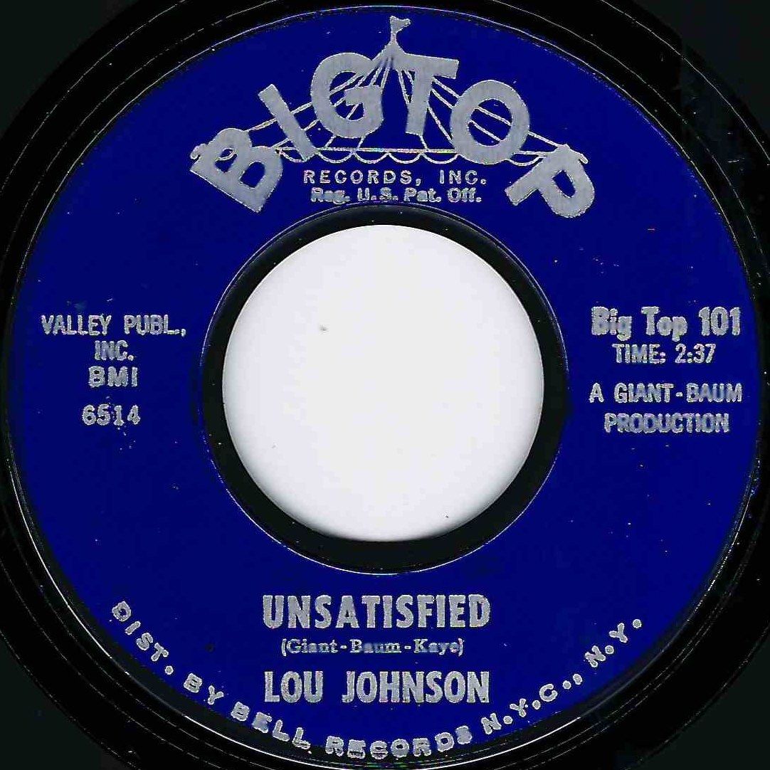 LOU JOHNSON - UNSATISFIED