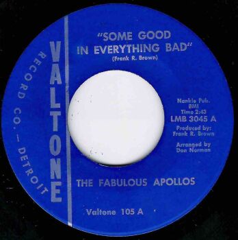 FABULOUS APOLLOS - SOME GOOD IN EVERYTHING BAD