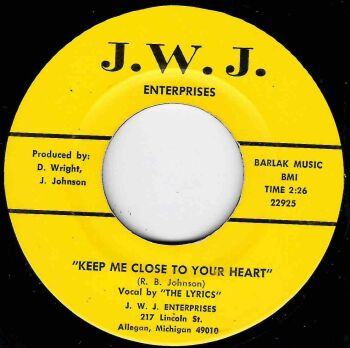 LYRICS - KEEP ME CLOSE TO YOUR HEART