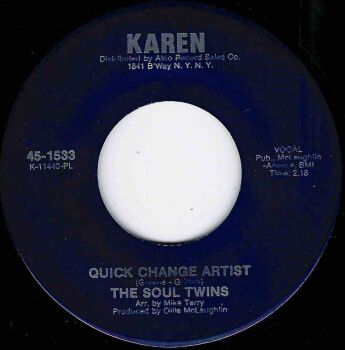 SOUL TWINS - QUICK CHANGE ARTIST