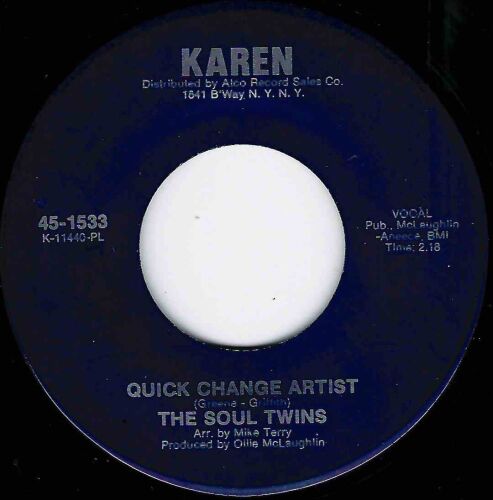SOUL TWINS - QUICK CHANGE ARTIST