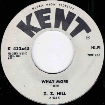 ZZ HILL - WHAT MORE