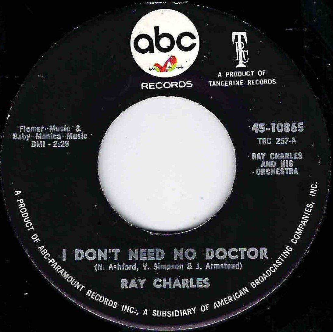 RAY CHARLES - I DON'T NEED NO DOCTOR