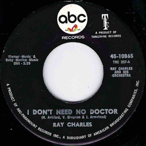 RAY CHARLES - I DON'T NEED NO DOCTOR