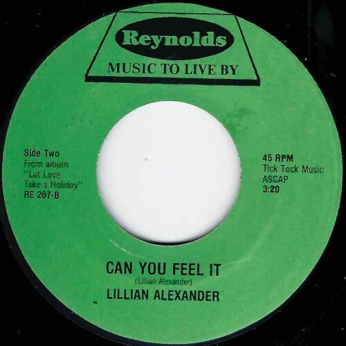 LILLIAN ALEXANDER - CAN YOU FEEL IT