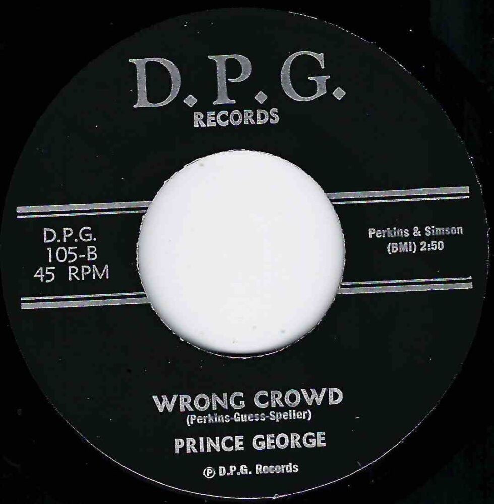 PRINCE GEORGE - WRONG CROWD