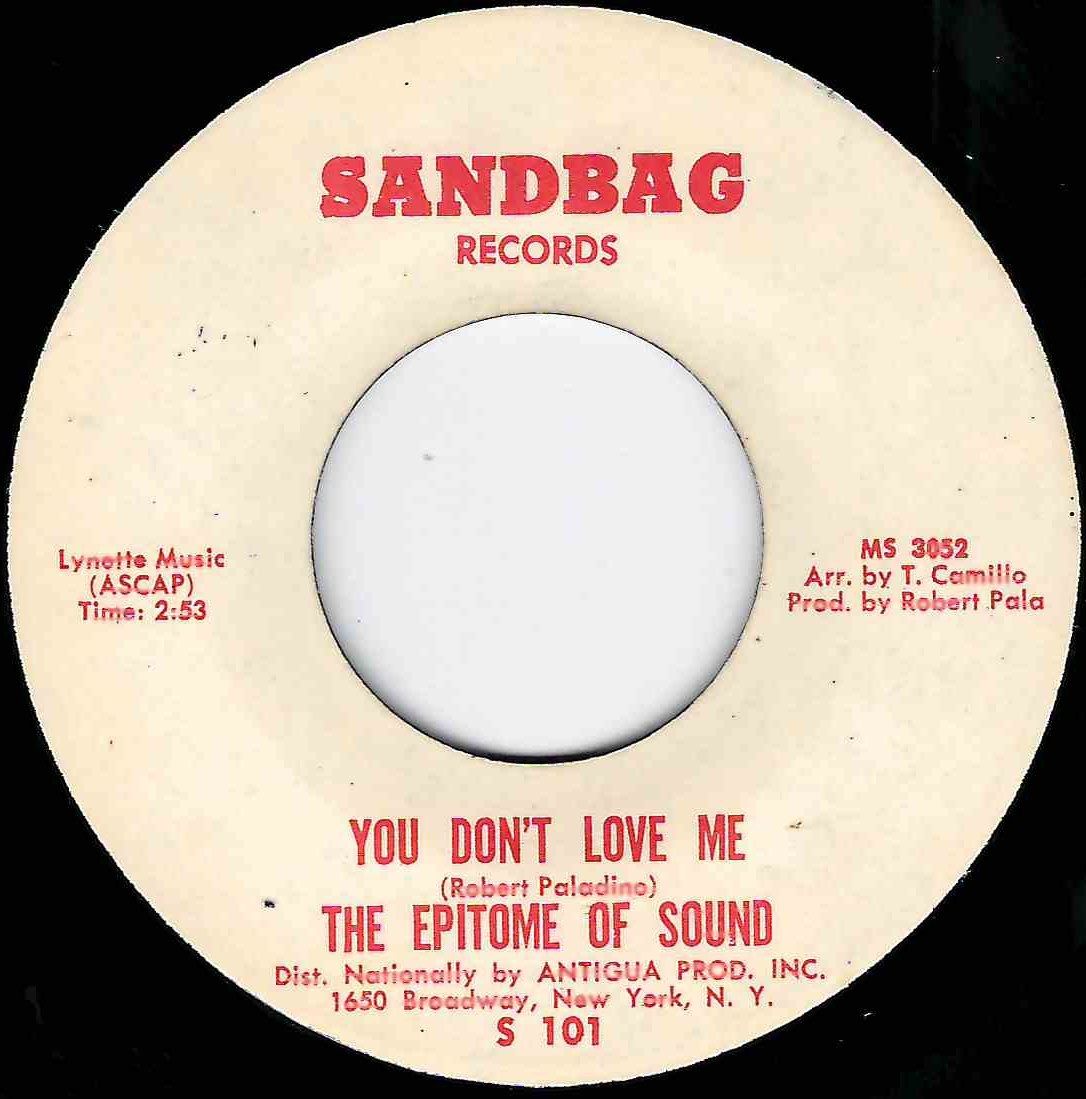 EPITOME OF SOUND - YOU DON'T LOVE ME