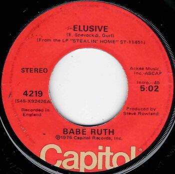 BABE RUTH - ELUSIVE