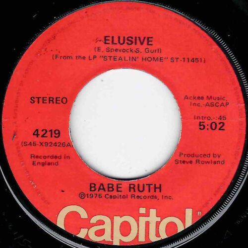 BABE RUTH - ELUSIVE