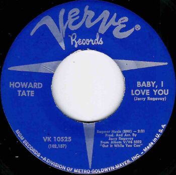 HOWARD TATE - BABY, I LOVE YOU
