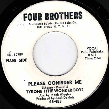 TYRONE (THE WONDER BOY) - PLEASE CONSIDER ME