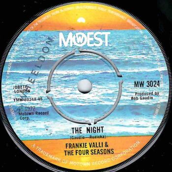 FRANKIE VALLI - THE NIGHT