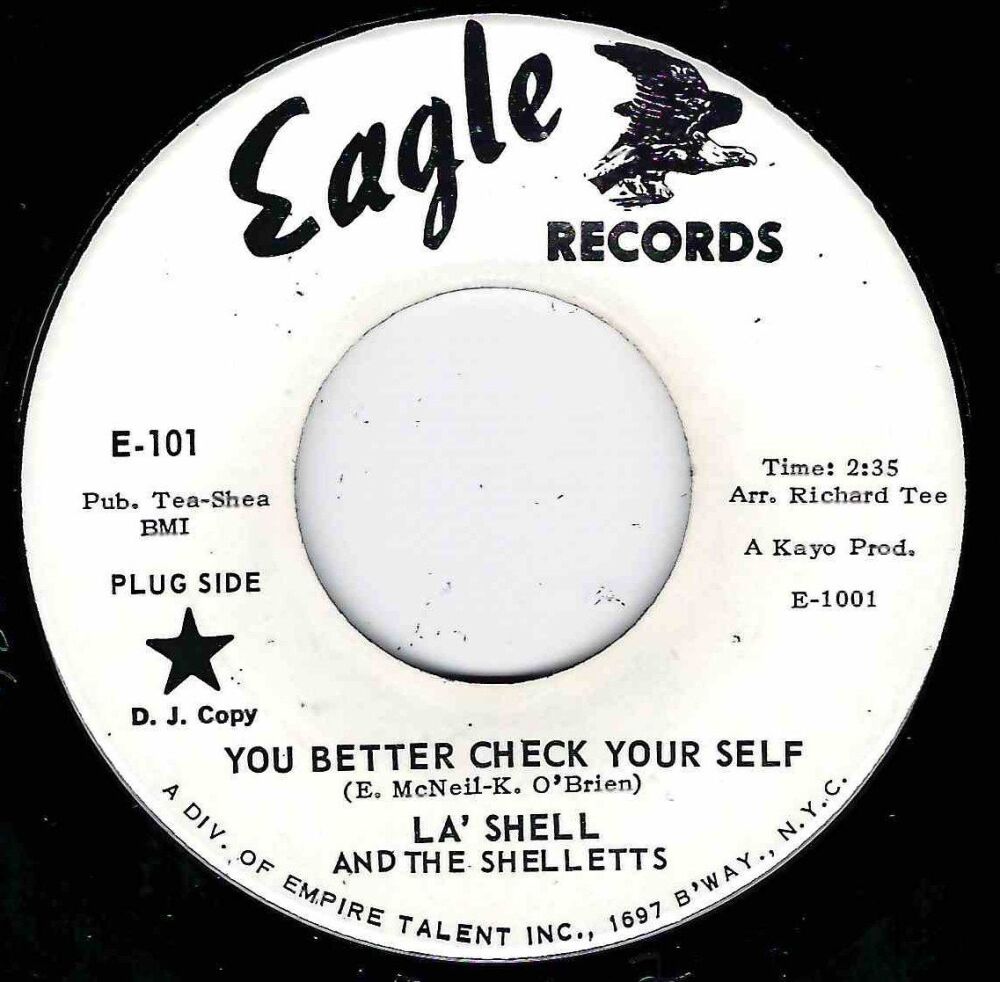 LA'SHELL AND THE SHELLETTS - YOU BETTER CHECK YOUR SELF