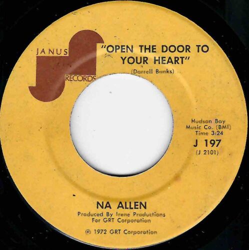 NA ALLEN - OPEN THE DOOR TO YOUR HEART