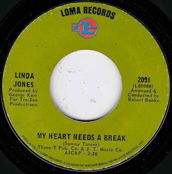 LINDA JONES - MY HEART NEEDS A BREAK