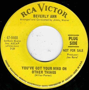 BEVERLY ANN - YOU'VE GOT YOUR MIND ON OTHER THINGS