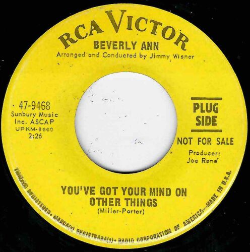 BEVERLY ANN - YOU'VE GOT YOUR MIND ON OTHER THINGS