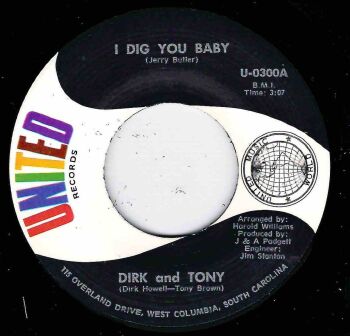 DIRK AND TONY - I DIG YOU BABY