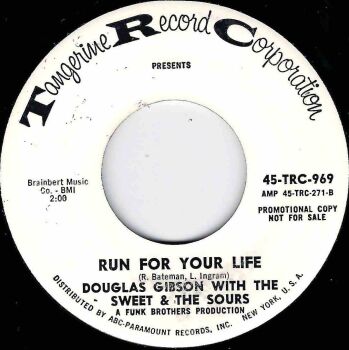 DOUGLAS GIBSON - RUN FOR YOUR LIFE