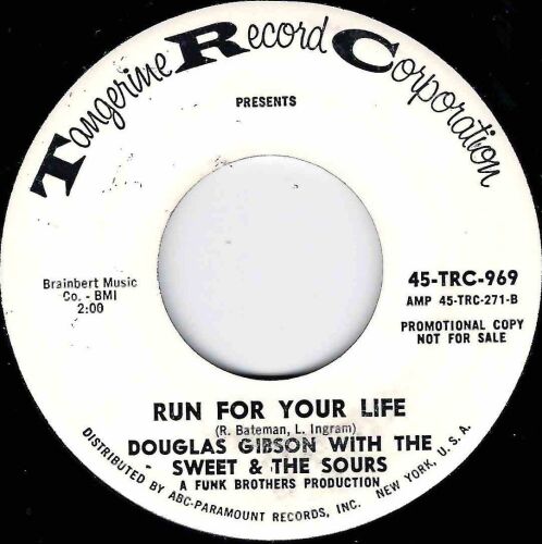 DOUGLAS GIBSON - RUN FOR YOUR LIFE