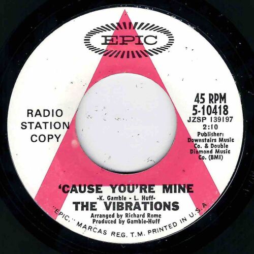 VIBRATIONS - 'CAUSE YOU'RE MINE