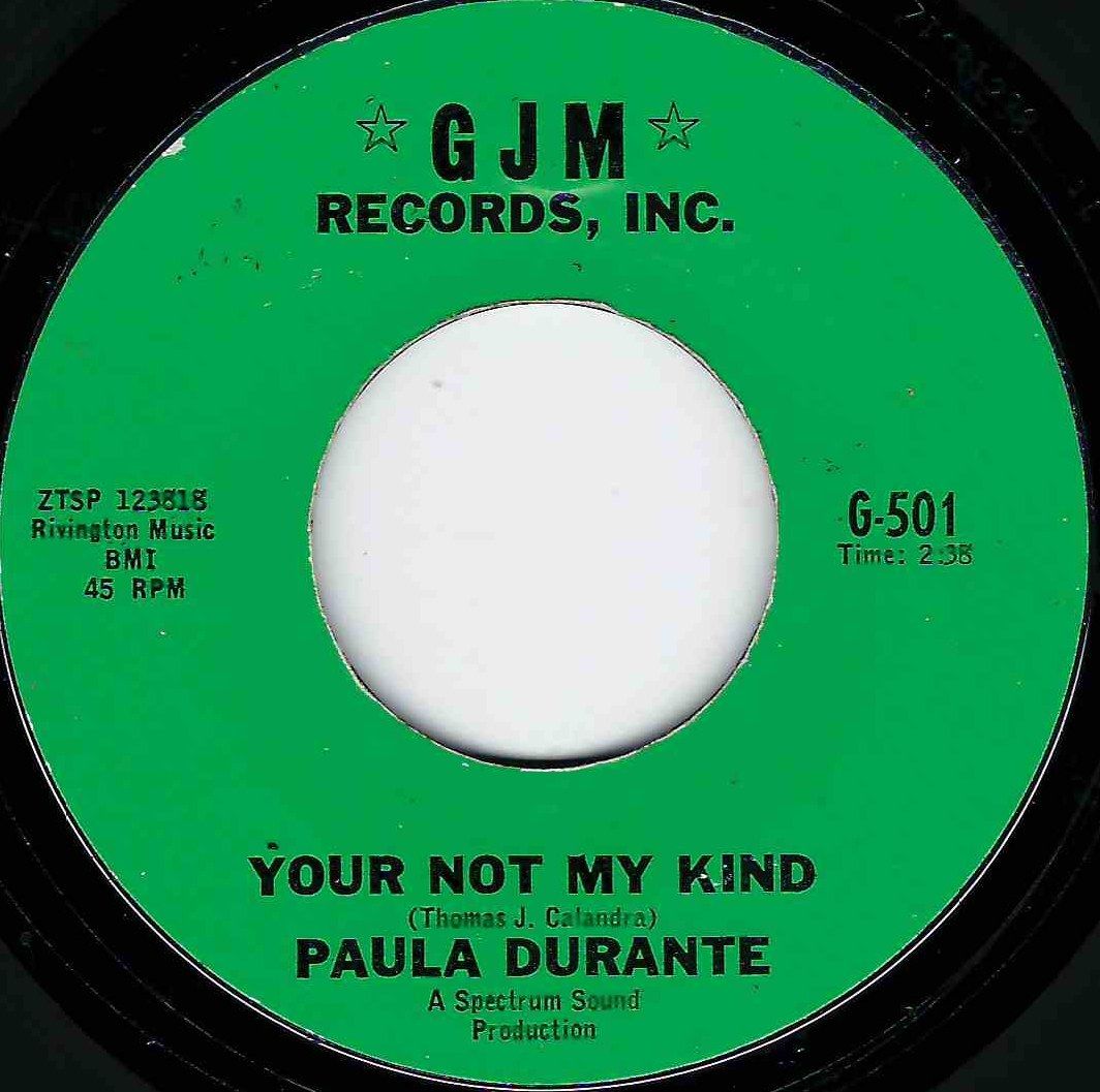 PAULA DURANTE - YOUR NOT MY KIND